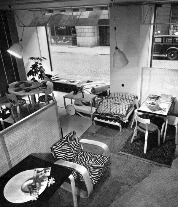 1936年 ヘルシンキにオープンした最初のArtek店舗